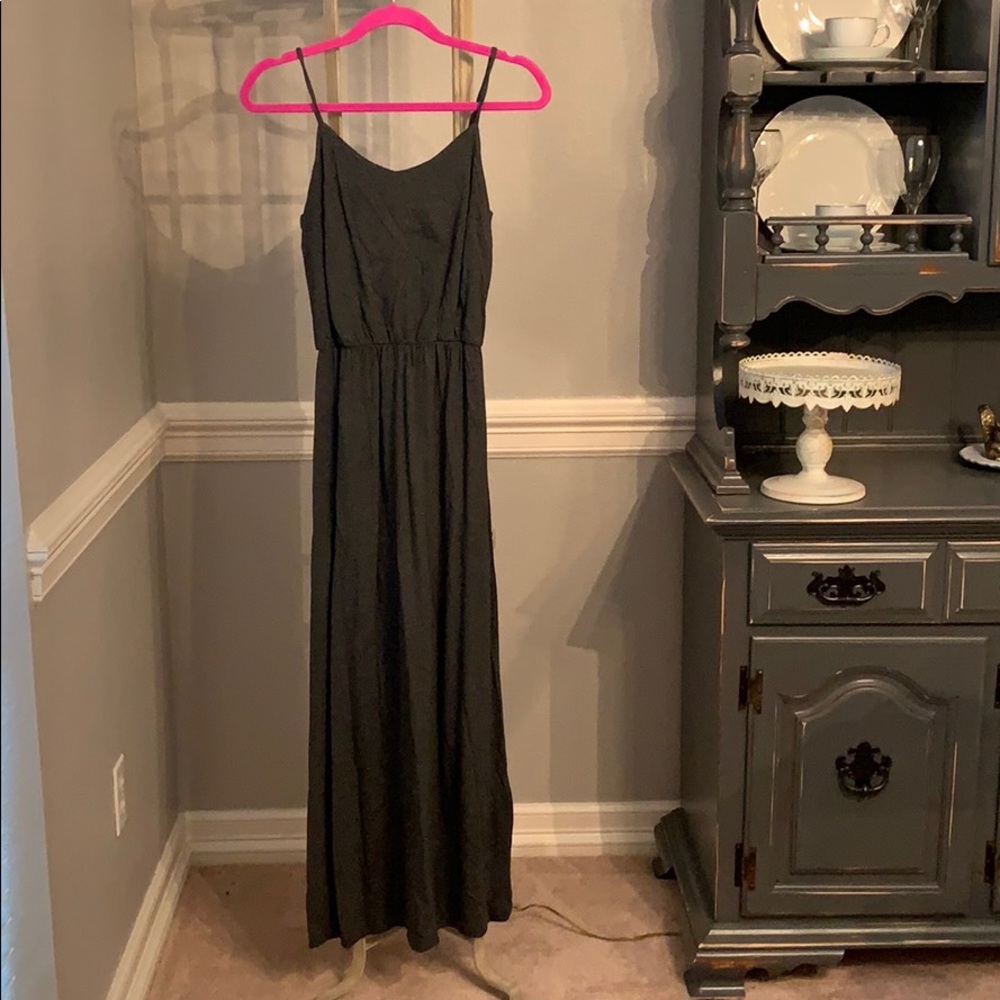 Soft grey maxi dress